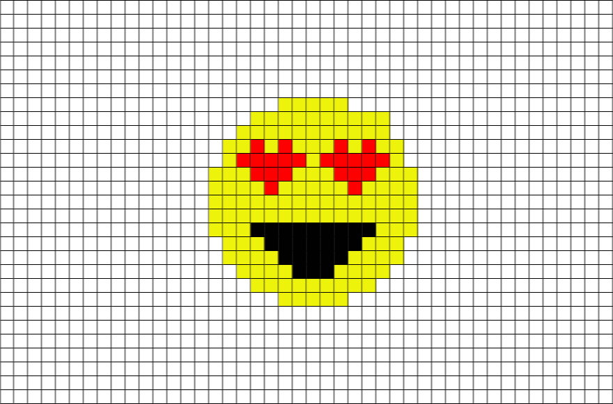 Pixel Art Emoji Faces (880x581), Png Download