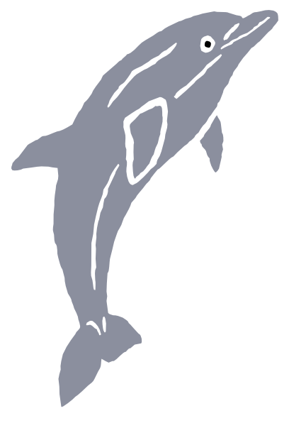How To Set Use Dolphin Svg Vector (408x596), Png Download
