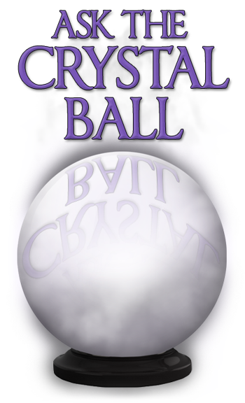 Ask The Crystal Ball - Water Volleyball (350x576), Png Download