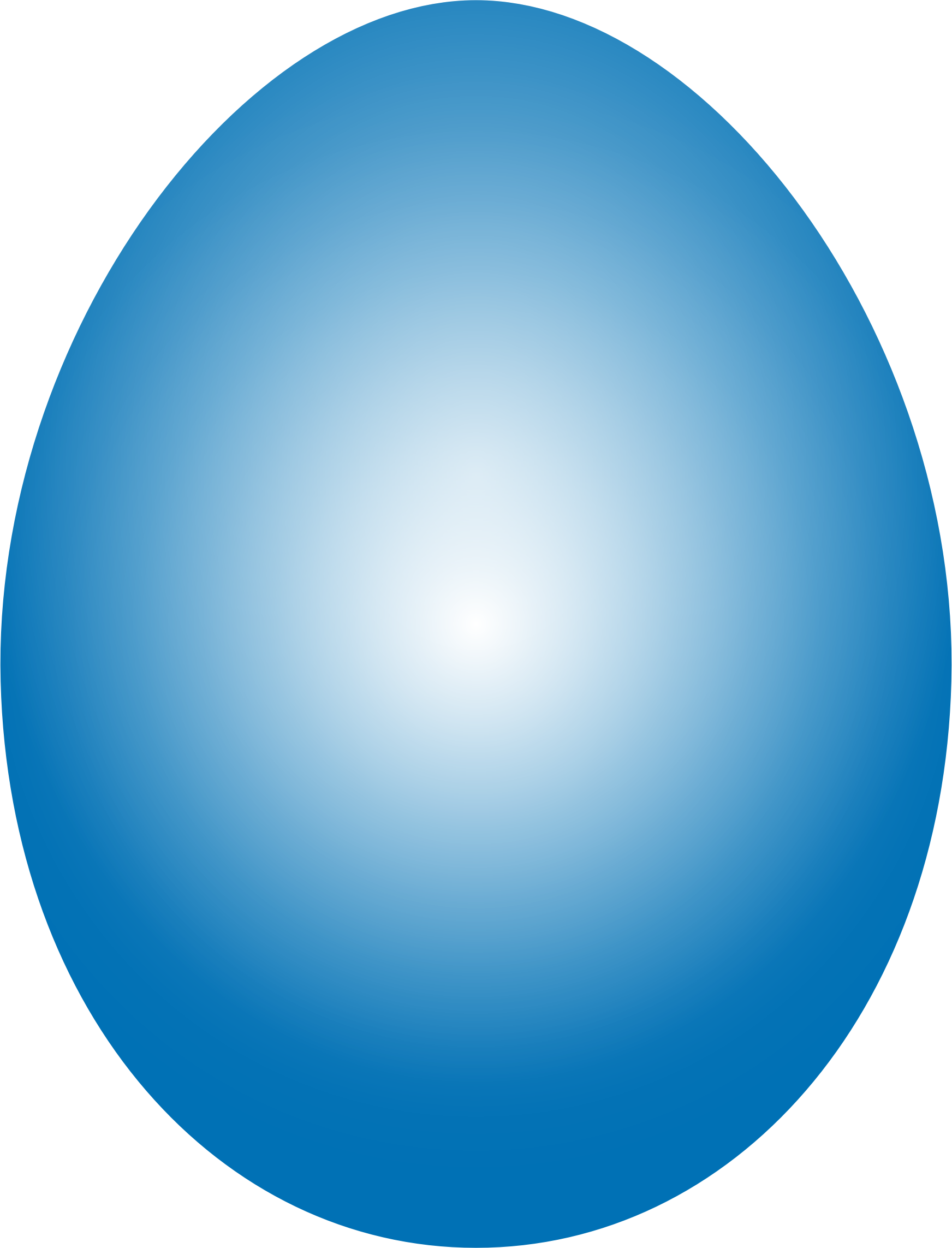 This Free Icons Png Design Of Blue Easter Egg (1744x2286), Png Download