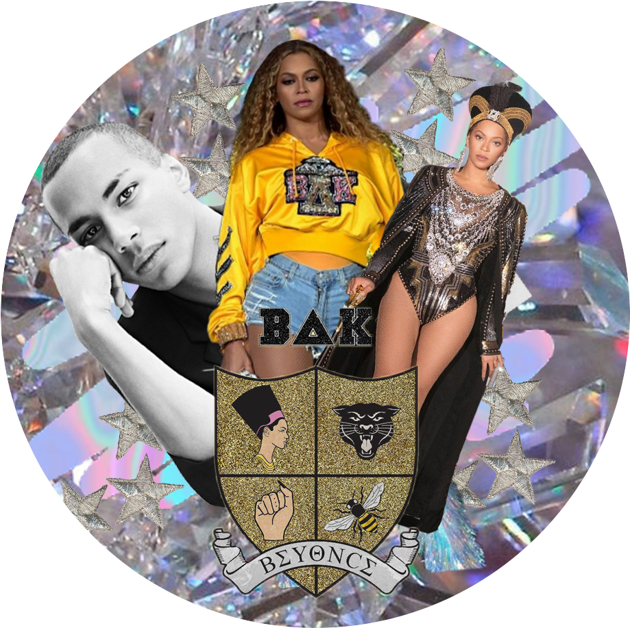 'queen Bee' Beyoncé And Balmain Creative Director, - Label (960x960), Png Download