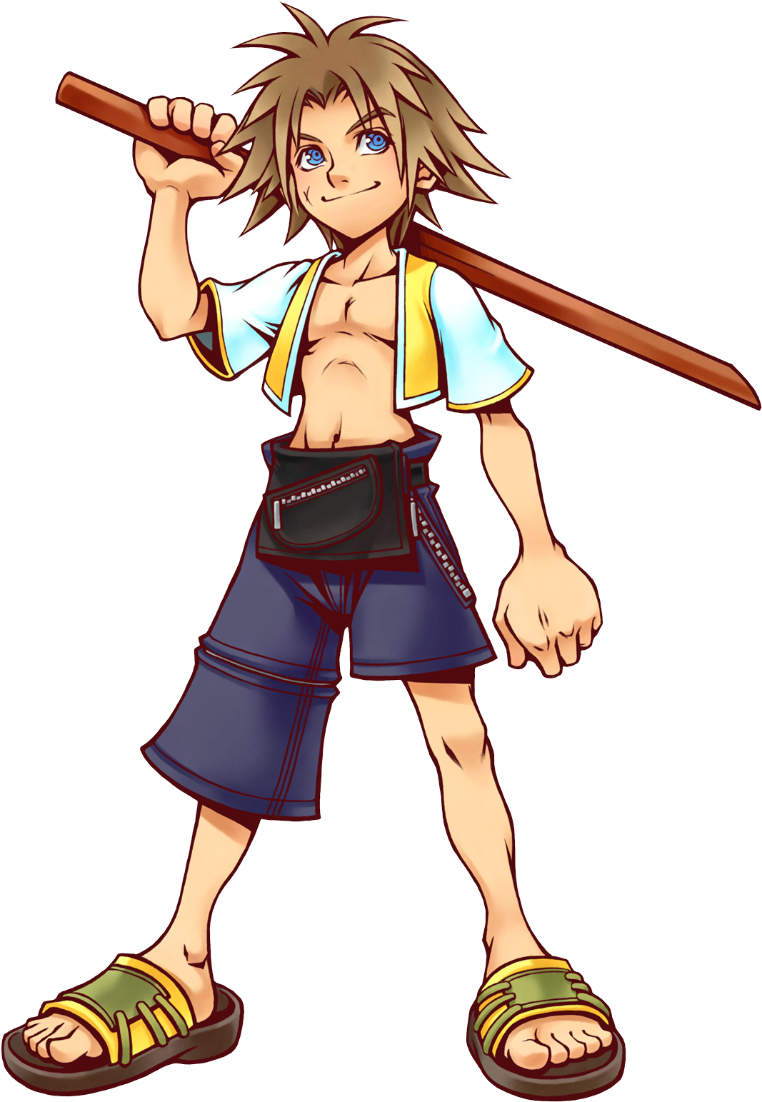 Tidus Kh - Kingdom Hearts Character Art (1082x1556), Png Download