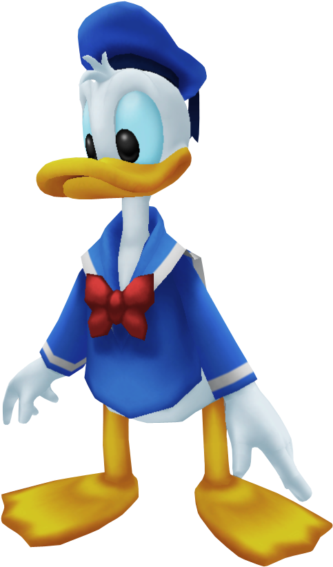 Kingdom Hearts Re Chain Of Memories Donald (587x839), Png Download