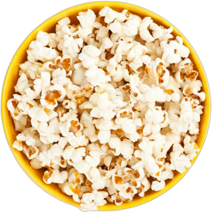 Popcorn Png - Popcorn Bowl Png (421x423), Png Download
