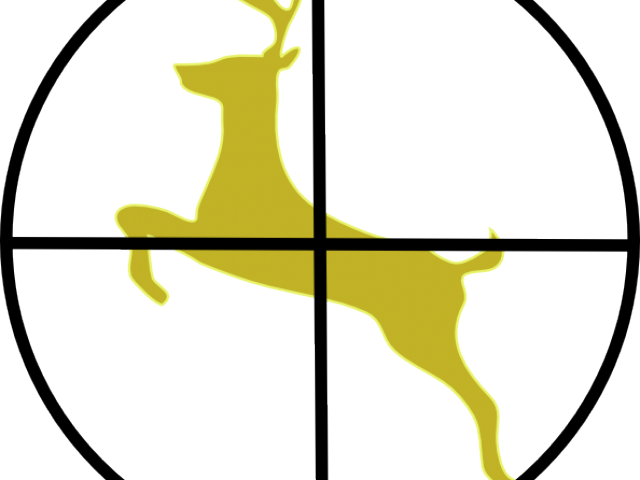Funny Crosshair Cliparts - Hunting Clip Art (640x480), Png Download