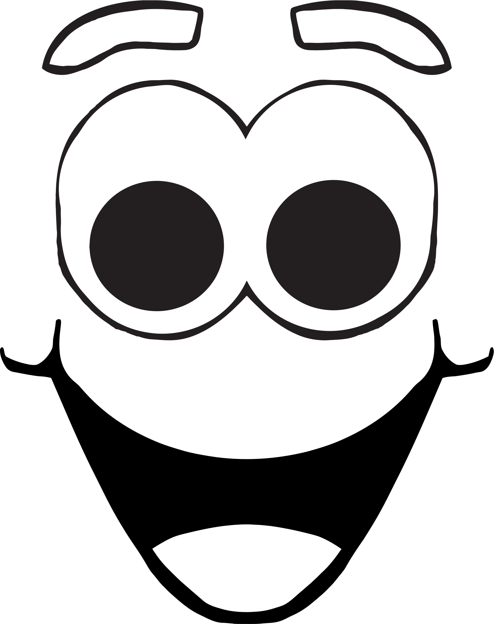 This Free Icons Png Design Of Cartoon Smiling Mouth (1713x2162), Png Download