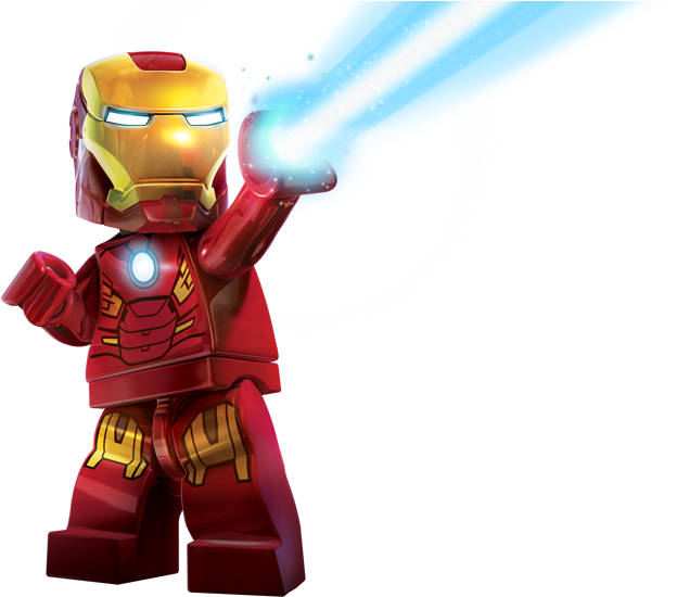 lego iron man animation