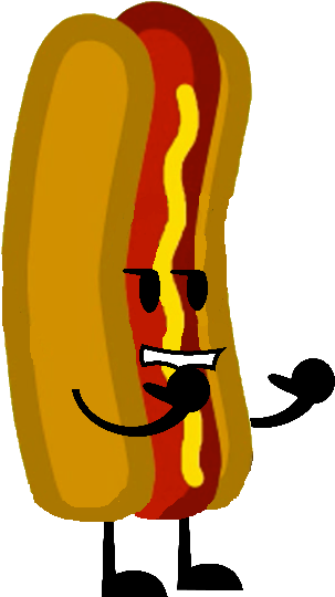 Hotdog - Brawl Of The Objects Hot Dog (355x558), Png Download