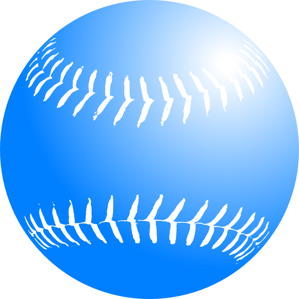 Codes For Insertion - Blue Baseball Clip Art (600x600), Png Download