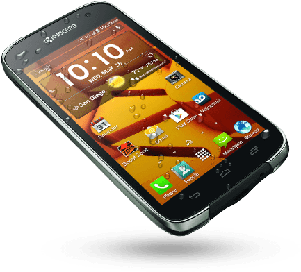 Masthead-phone - Kyocera Hydro Icon - 8 Gb - Black - Boost Mobile - (433x392), Png Download