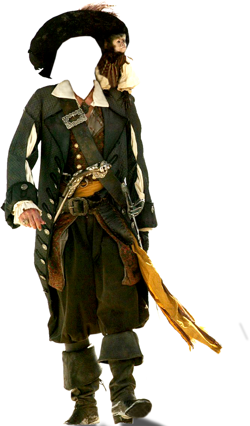 Pirates Of The Caribbean 3 Barbossa (1200x1801), Png Download