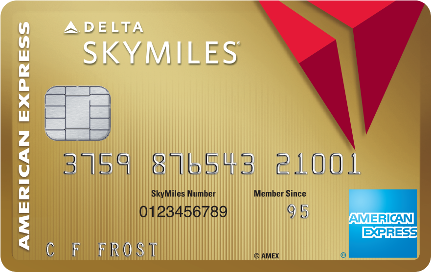 Delta Skymiles Gold Credit Card - Delta Amex Gold Credit Card (1500x1000), Png Download