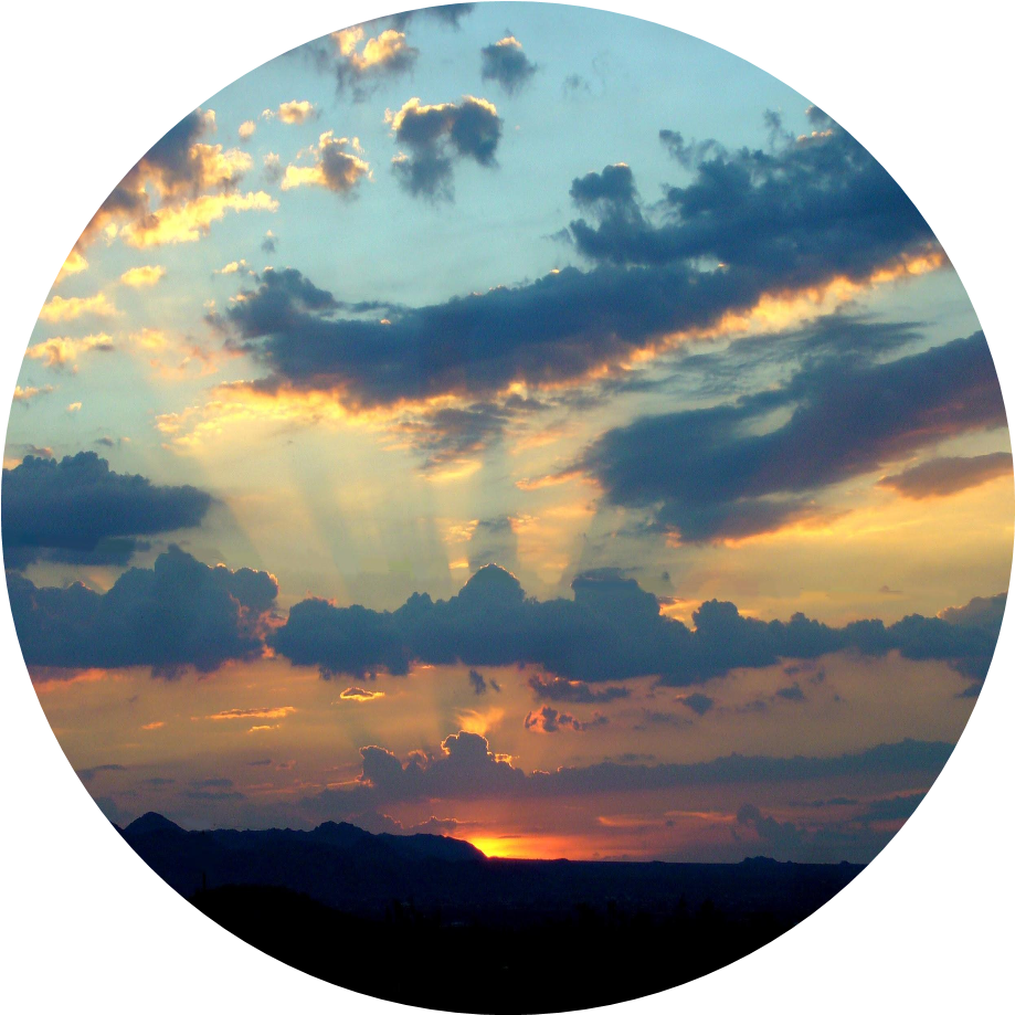 Download Clip Royalty Free Sunset Transparent Circle - Sunset In A Circle  PNG Image with No Background 