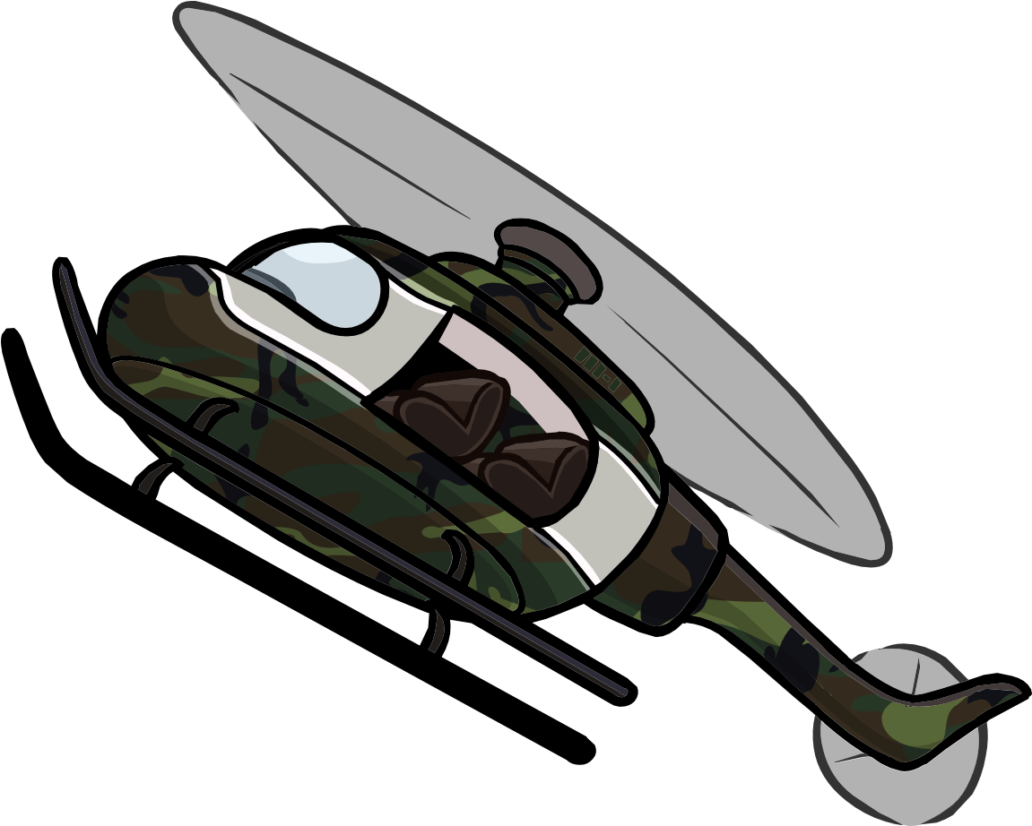 Camouflage Helicopter Fanart - Helicopter Cartoon Png (1200x950), Png Download