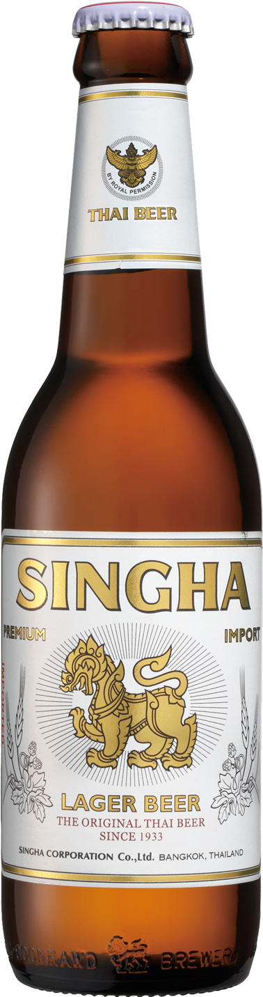 Singha Lager Beer 330ml - Thai Beer In Australia (1600x2000), Png Download