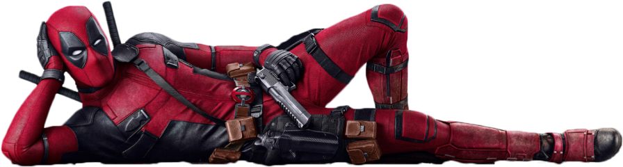Deadpool Deadpoolmovie Freetoedit - Deadpool (blu-ray/uv) Starring Ryan Reynolds (dvd) (896x240), Png Download