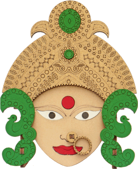 Madurga - Durga Ma Model Kit (480x600), Png Download