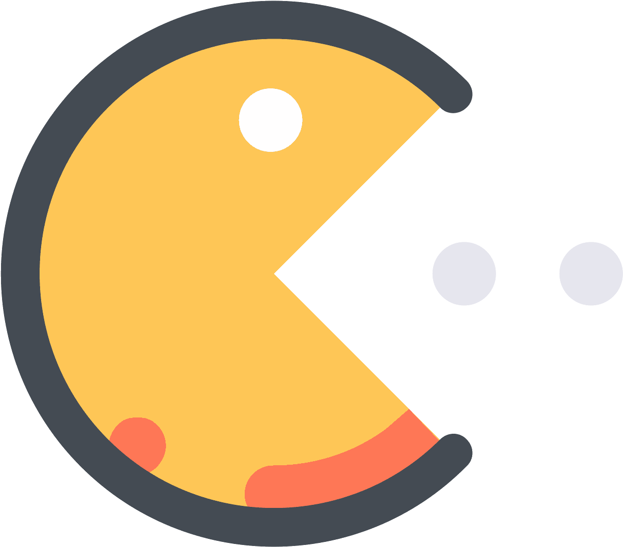 Pacman Icon - Tiro Ao Alvo (1600x1600), Png Download