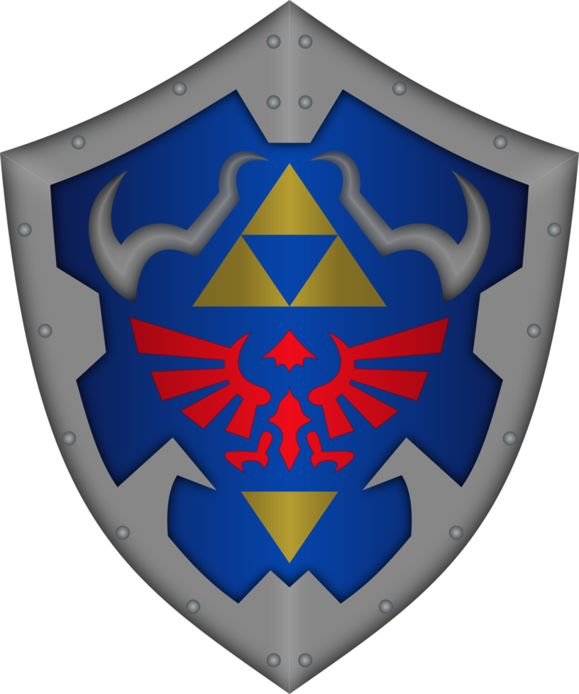 I Don't Really Follow Undertale, But I Must Say These - Hylian Shield Cartoon (816x979), Png Download