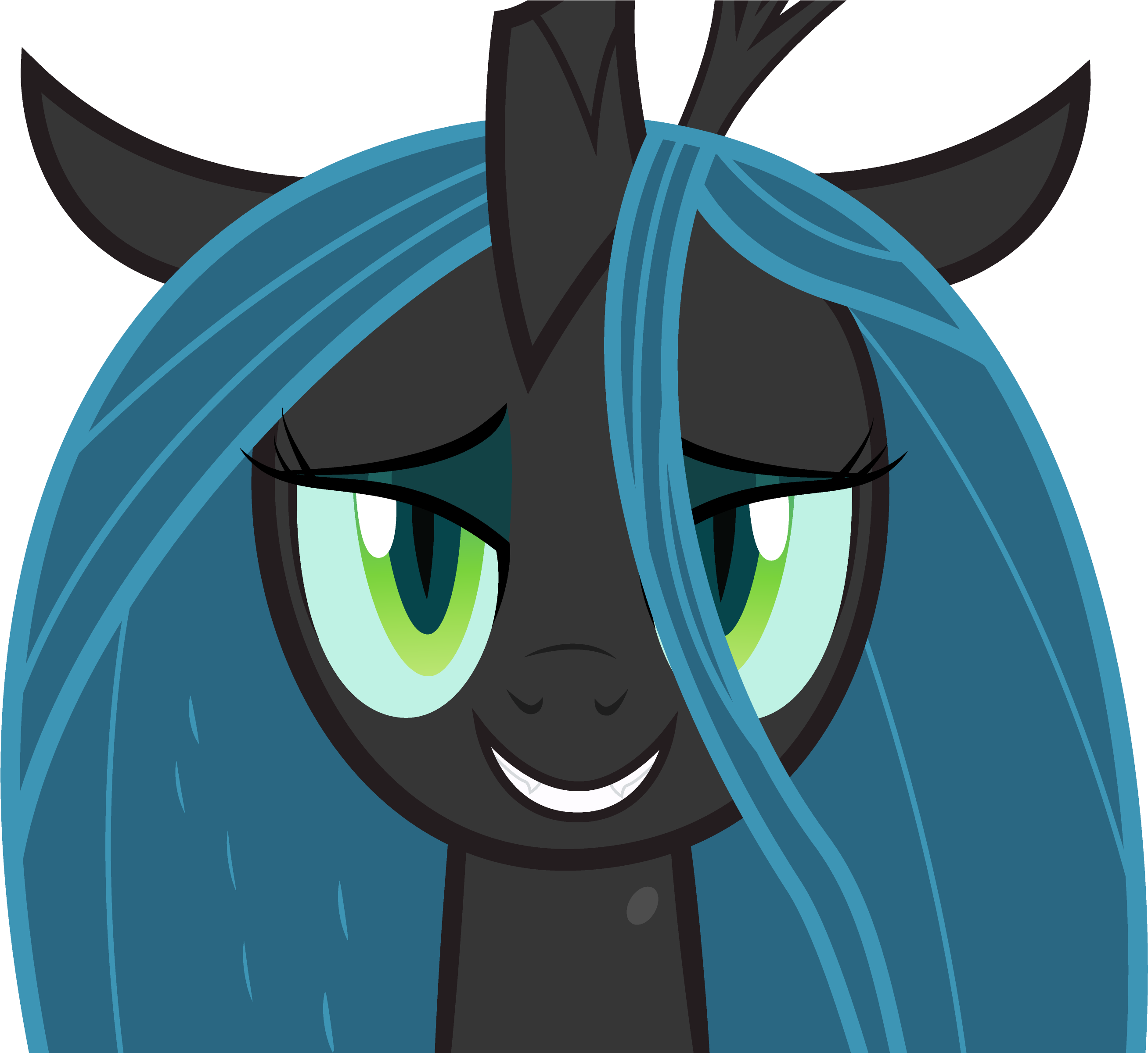 Love Vector Eyes - Queen Chrysalis Bedroom Eyes (3629x2400), Png Download