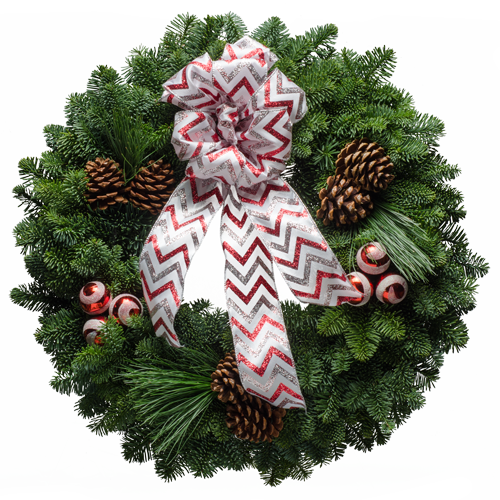 Art Deco Wreath From Christmas Forest - Christmas Forest (500x500), Png Download