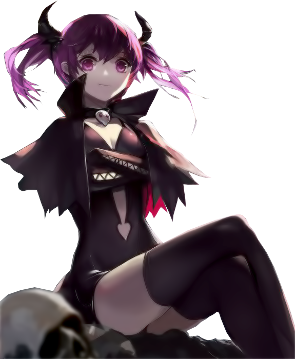 Anime - Anime Demon Girl Art (575x700), Png Download