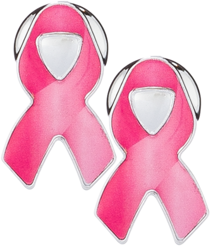 Breast Cancer Pink Ribbon Png - Breast Cancer Pink Ribbon Fastener Caps (1000x1000), Png Download