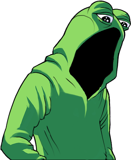 I Recognise That Frog Hoodie Sad Frog Feels - Pepe Hoodie (579x570), Png Download