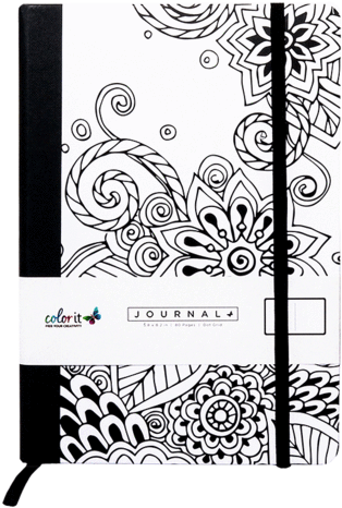 Tangle Doodles A5 Notebook Journal 160 Dot Grid Pages - Art Print: Allen's Pink Love, 13x13in. (371x480), Png Download