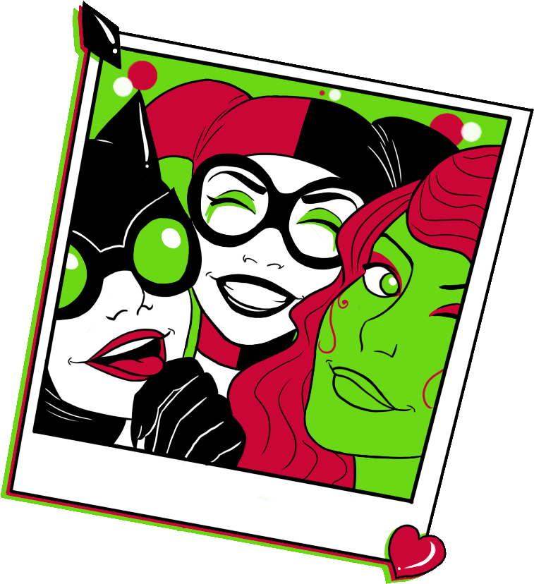77 Images About Joker & Harley Quinn Obsession On We - Poison Ivy (850x850), Png Download
