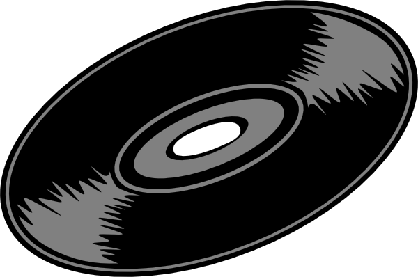 Free Vector 45 Rpm Record Clip Art - Record Clip Art (600x398), Png Download