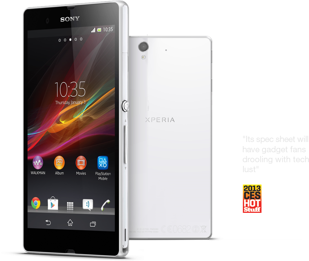 Sony Ericsson Xperia Z Android Smartphone Features - Pureit Ultima Mineral Ro + Uv Water Purifier (1240x840), Png Download