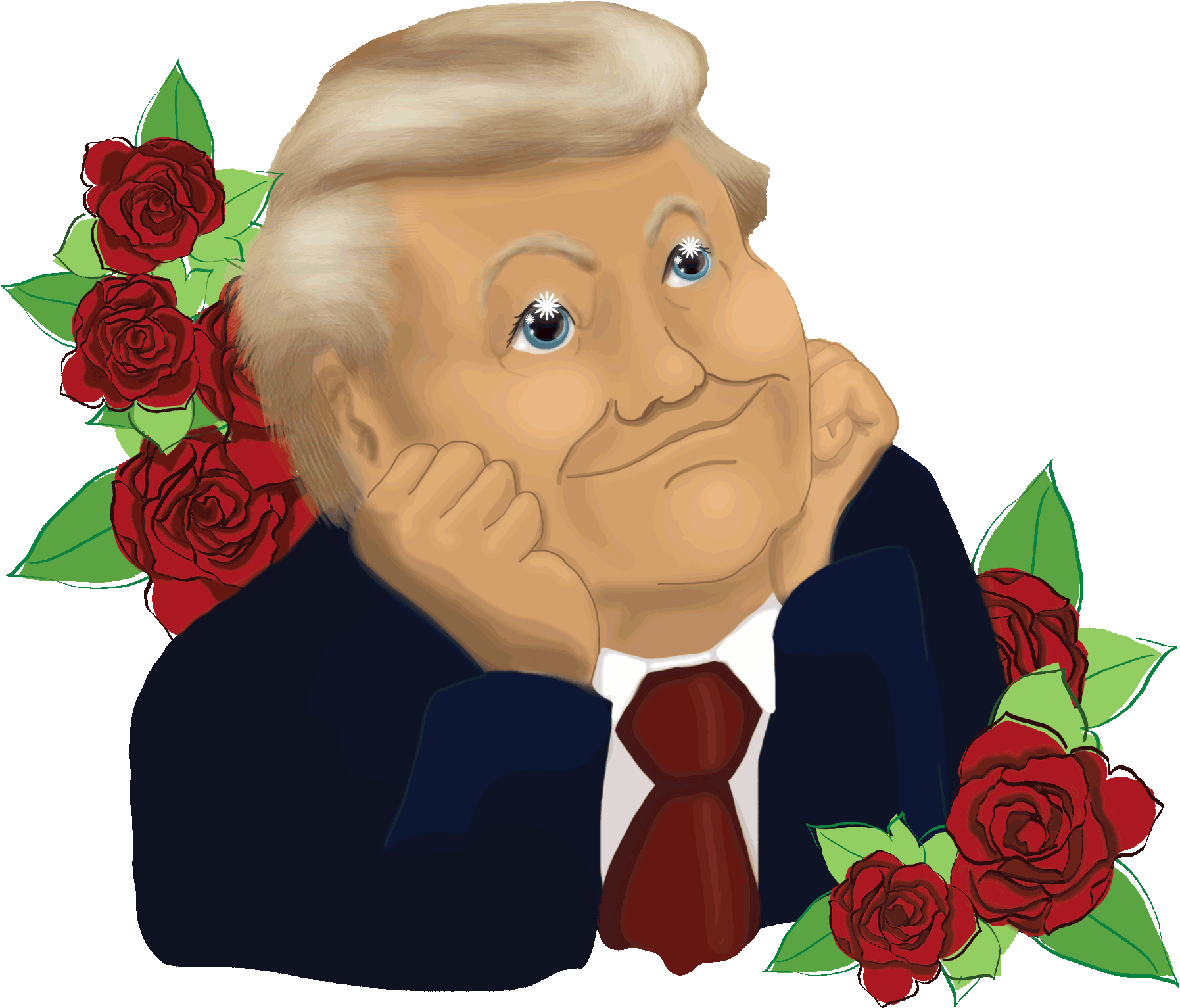 Kawaii Trump (1800x1800), Png Download