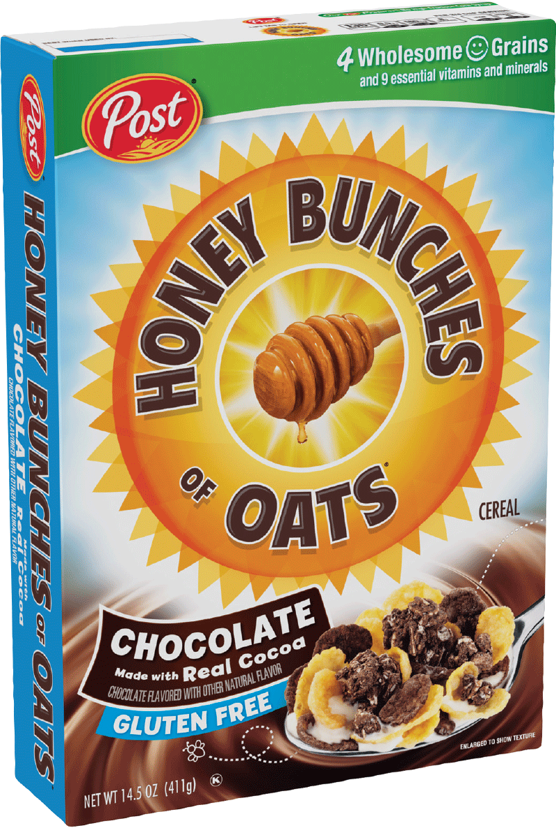 Packaging For Honey Bunches Of Oats Chocolate - Honey Bunches Of Oats Chocolate (800x1190), Png Download