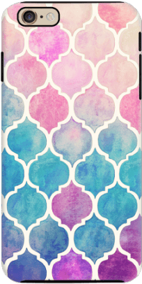 Purple Teal Pink Pillow (540x405), Png Download