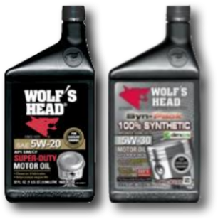 Wolf's Head Syn Pack Full Synthetic Motor Oils Are - Wolfs Head Oil Company 12 Pack Wolfs Head 836-99106-56 (376x368), Png Download