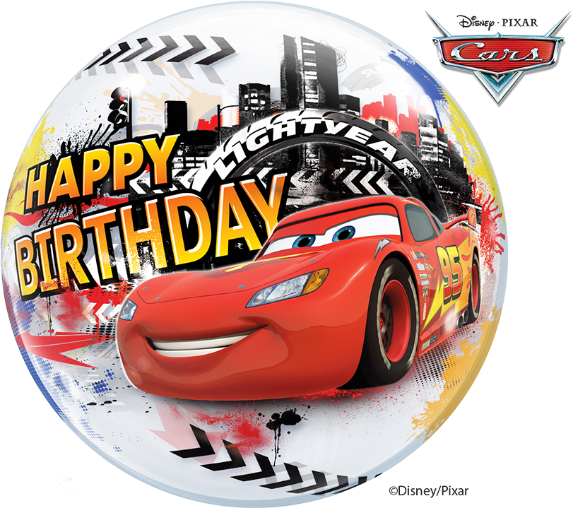 Download 22 Disney Lightning Mcqueen Birthday Bubble Mcqueen Cars Happy Birthday Png Image With No Background Pngkey Com