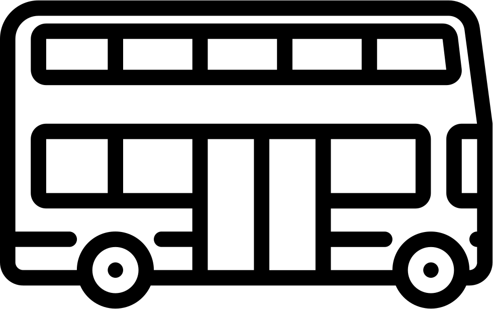 Big Double Decker Bus Comments - Double Decker Bus Icon (981x614), Png Download