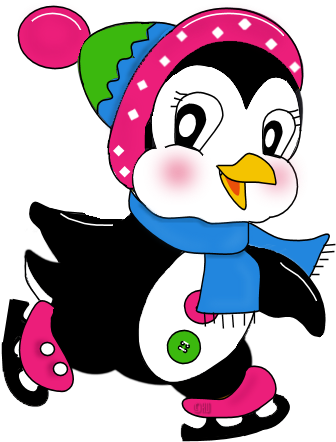 Rd Winter Penguin - Winter Penguin Clip Art (453x458), Png Download
