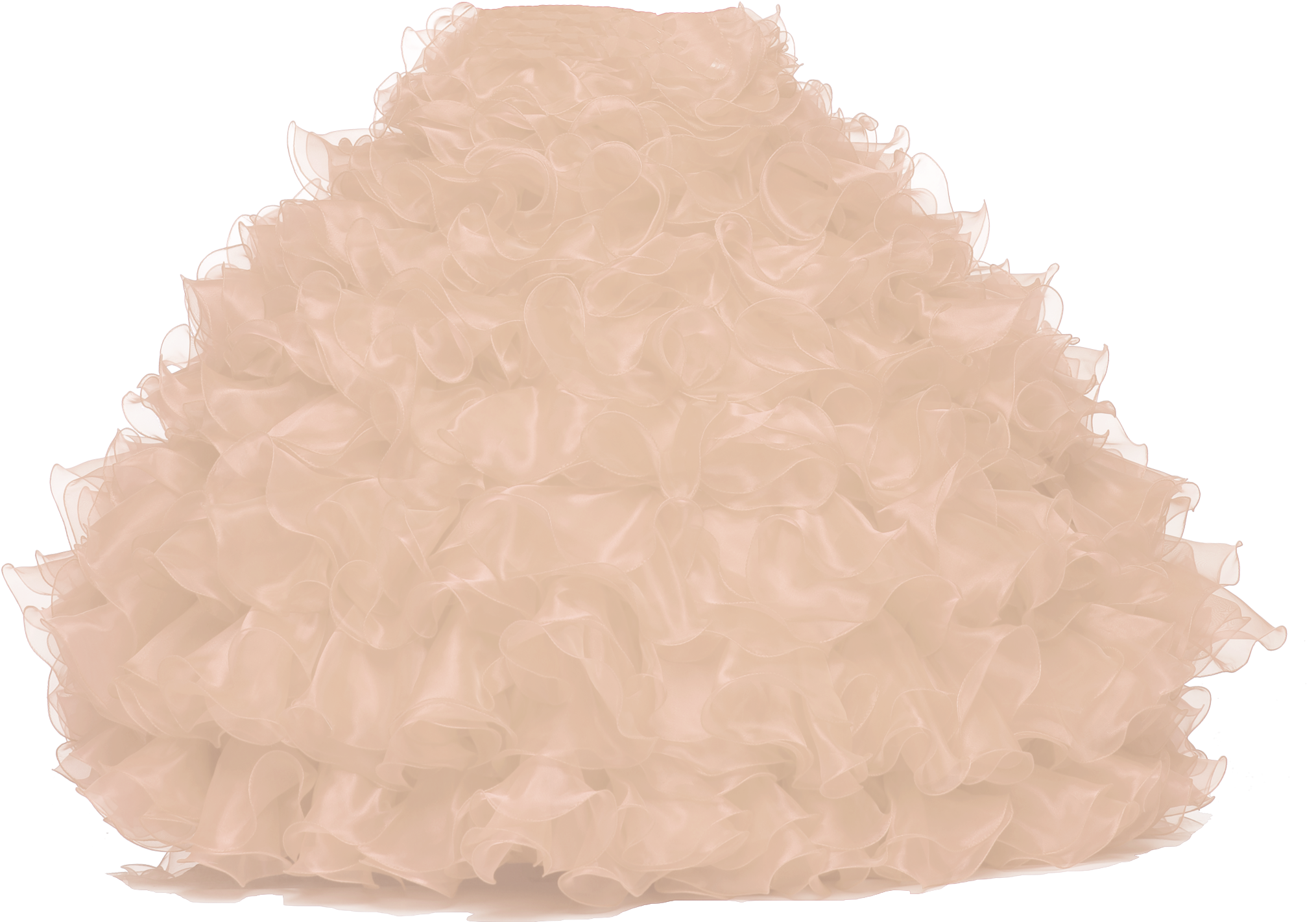 Blush-80163b - Ruffle (2080x2432), Png Download