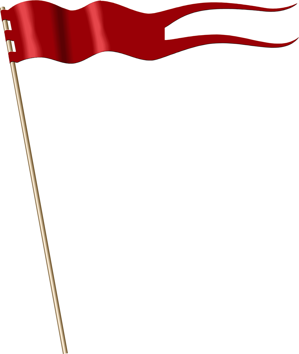 Banner Flag Png - Castle Flag Clipart (958x1134), Png Download