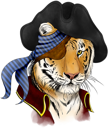 In Order To Offer A Wider Selection Of Merchandise, - Tiger Pirate (480x471), Png Download