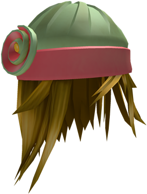 Spring Cap With Blonde Hair - Illustration (420x420), Png Download