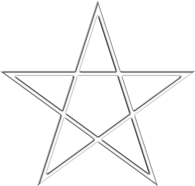 Pentagram Computer Icons Can Stock Photo Pentacle Wicca - White Pentagram Transparent (789x750), Png Download