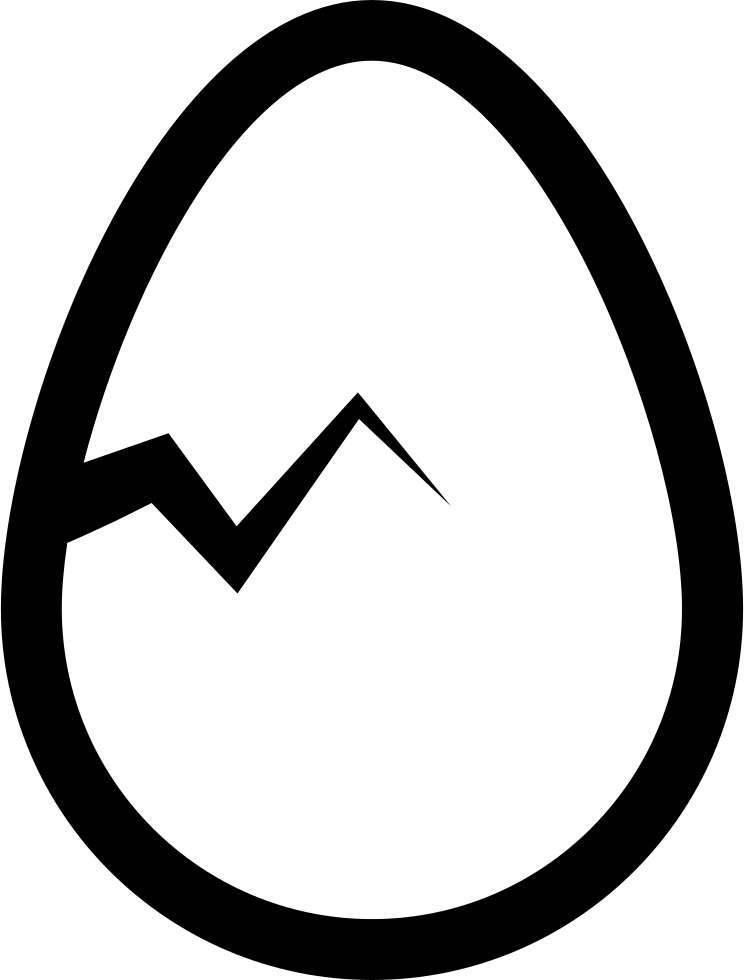 Egg With A Crack Comments - Countdown Icon Png (744x980), Png Download