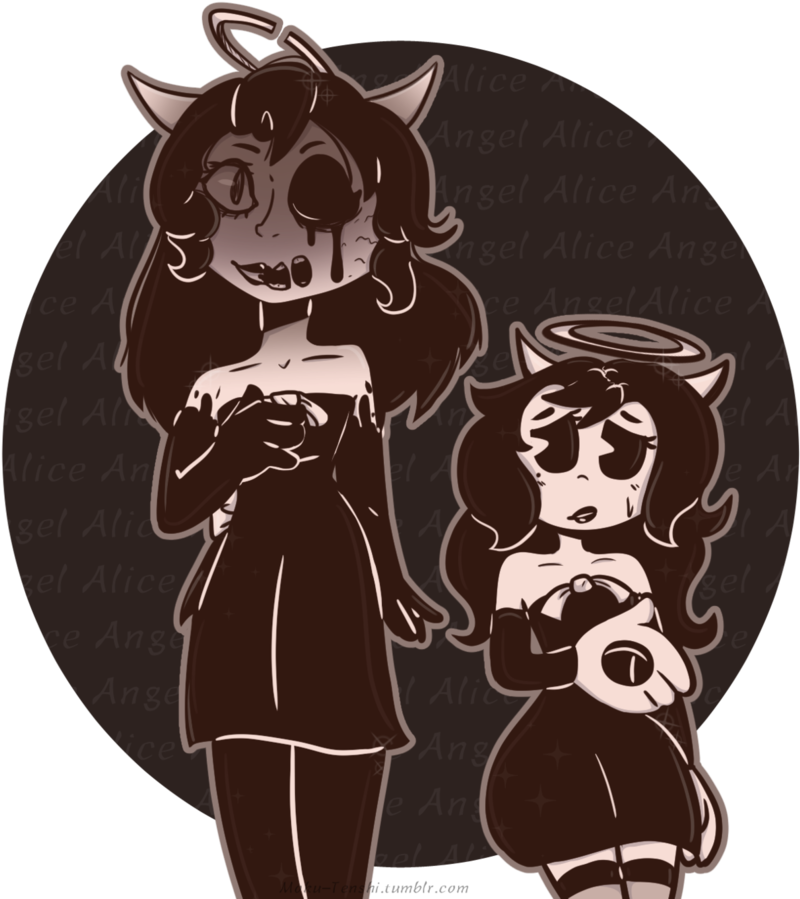 Vector Library Download Alice Drawing Creepy - Chapter 3 Alice Angel (862x928), Png Download