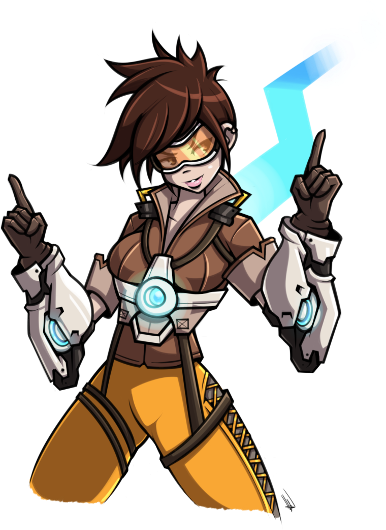 Download Click To Edit Tracer Overwatch Transparent Background Png Image With No Background Pngkey Com