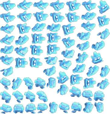 Crbetaicespirits - Pattern (364x378), Png Download