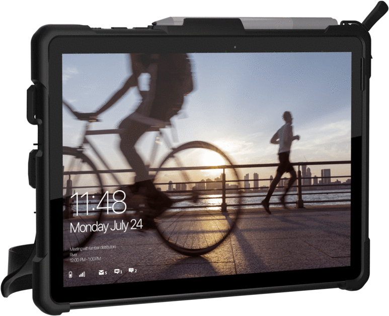 Plasma Series Microsoft Surface Go With Handstrap & - Rugged Cases For Surface (900x900), Png Download