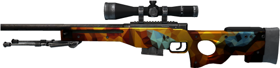 Gaben 'd'ayı Case - All Black Awp Csgo (600x600), Png Download